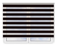 Стандартные рулонные шторы День Ночь римини 89 цена. Купить в «Мастерская Жалюзи»